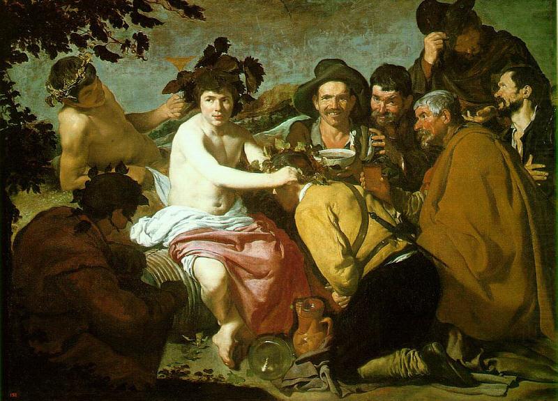 The Feast of Bacchus, Diego Velazquez